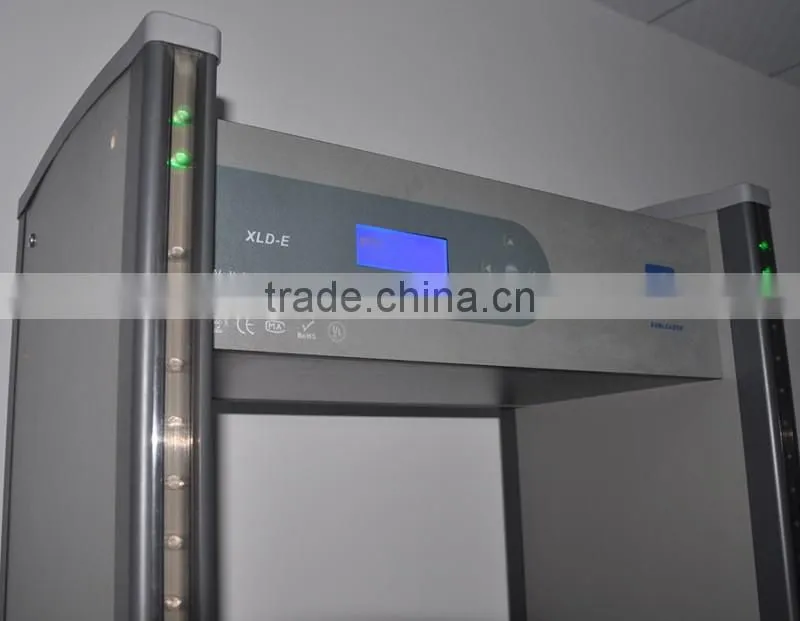 walkthrough security door frame metal detector, metal detector gate XLD-E
