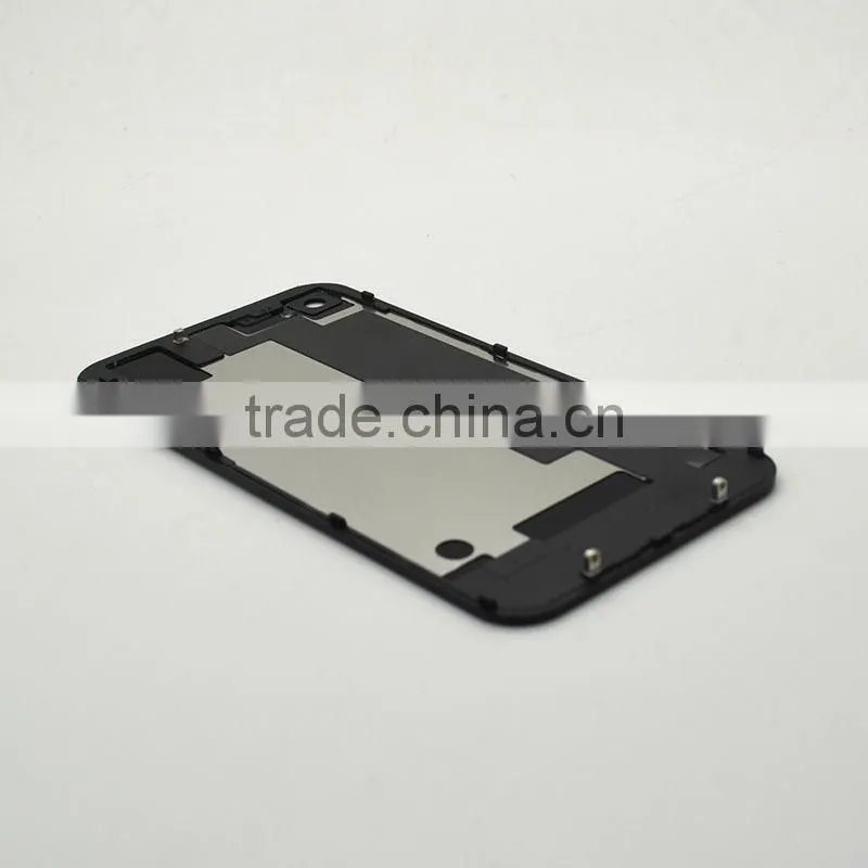 Tempered glass Back cover for iphone 4s replacement back cover housing White