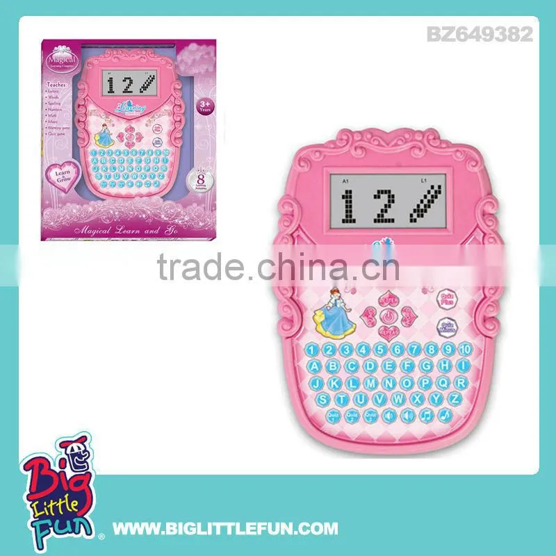 Children English intelligent learning machine toy with light
