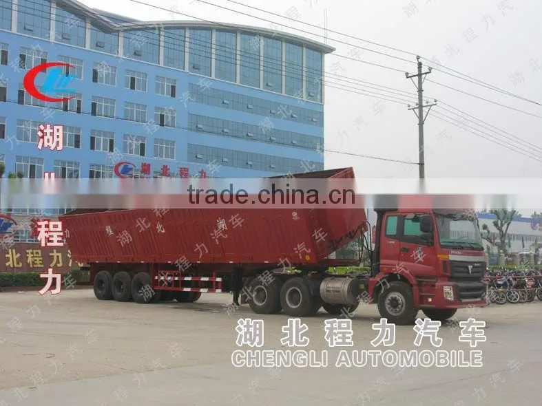 FUWA axle hydraulic dump truck trailer sale