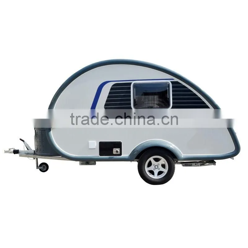 Hot selling fibber glass mini caravan trailer