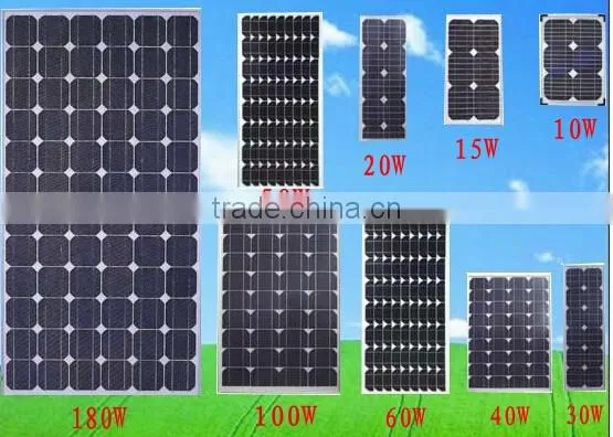 70W MOno silicon solar panel With ISO ,TUV,CE