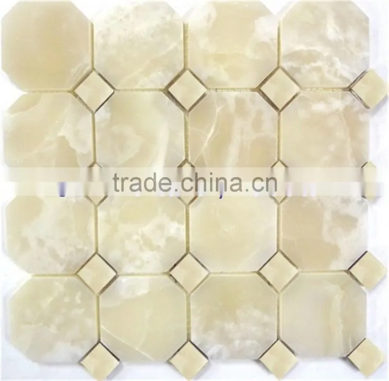 The most beautiful& best quality WHITE ONYX MOSAIC TILES COLLECTIONS