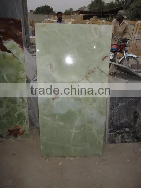 EXPORTER OF LIGHT GREEN ONYX TABLE TOPS COLLECTION
