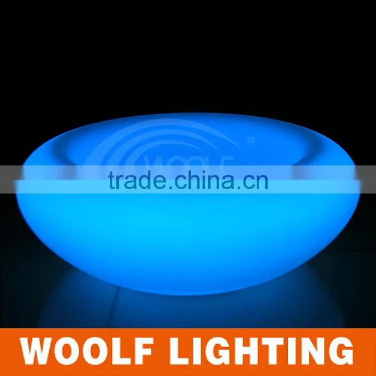 led flash bowl/fish bowl led light/led fruit bowl