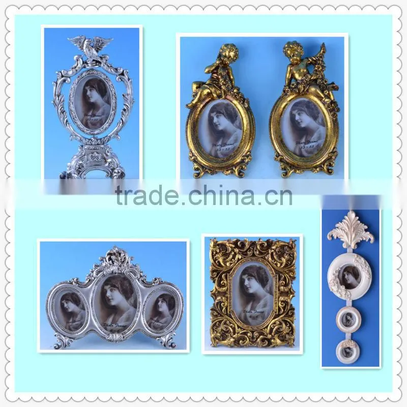 Top gold museum antique resin frame photo