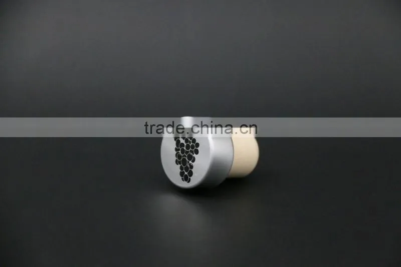 Cheap price wholesale aluminum cap with synthestic cork