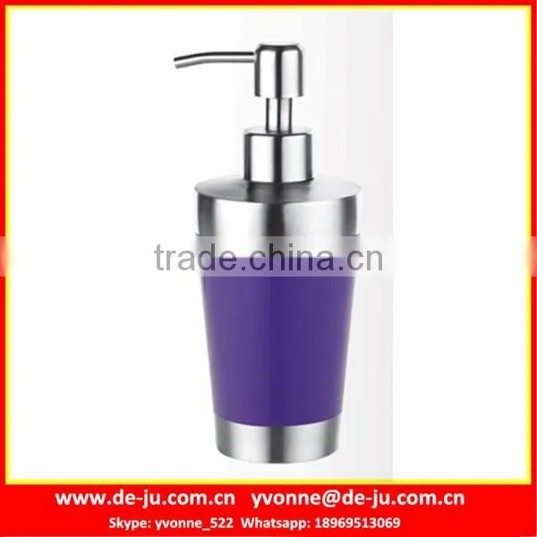 Black Round Shampoo Bottle