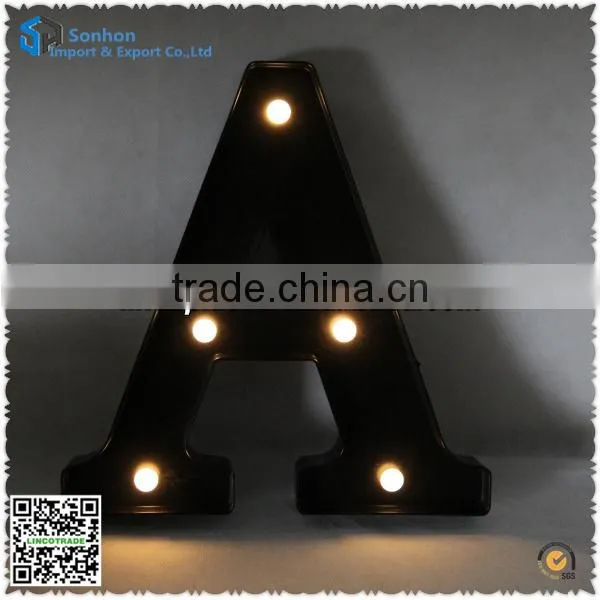 Plastic LED Lighted With Battery /Letter"A"&" Arrowhead" Decoration Light