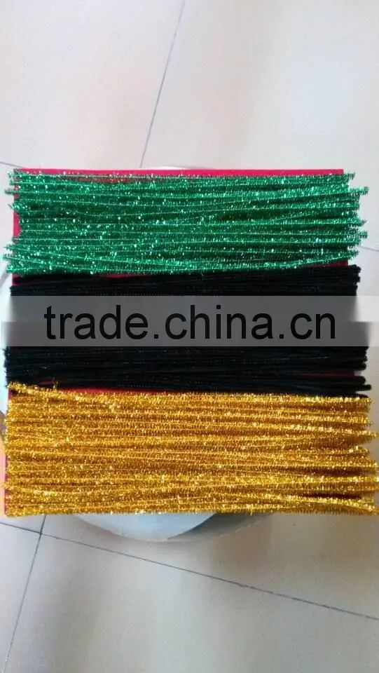 #14042707 Assorted mix color 6mm*30cm craft chenille pipe