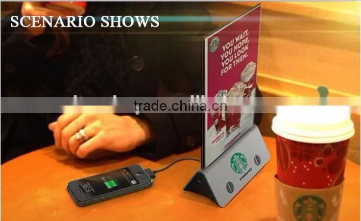 Desktop private mode mobile power bank neon photo album multi-functional power bank factory direct