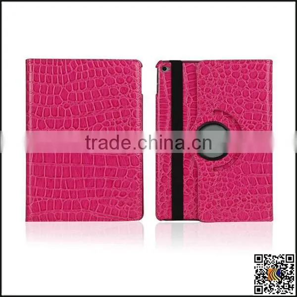 Crocodile pattern leather case flip leather case protective whirl covers for ipad air2