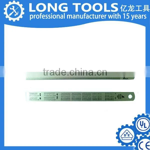 High quality metal stainless steel ruler 15cm 30cm size for student