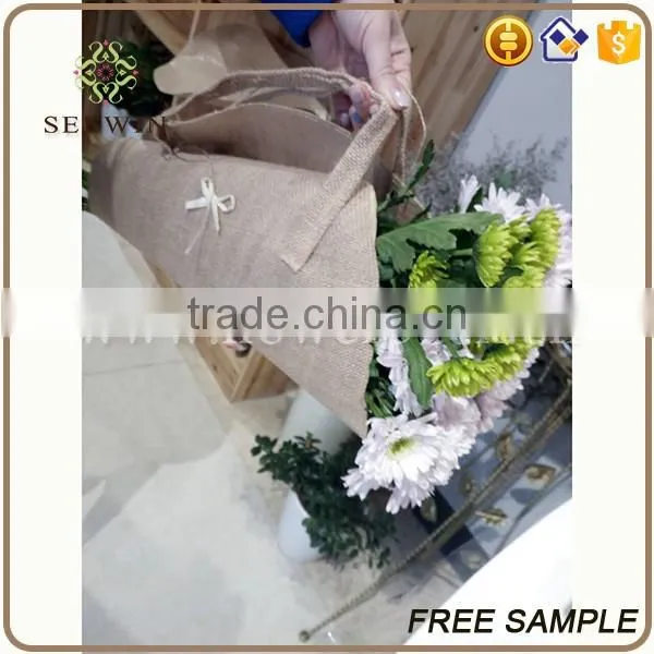 2017 hot sale new pattern natural jute handbags