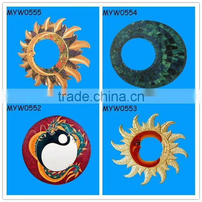 new fashion hot selling goods famous smart ceramic bali mirror bali abstract painting