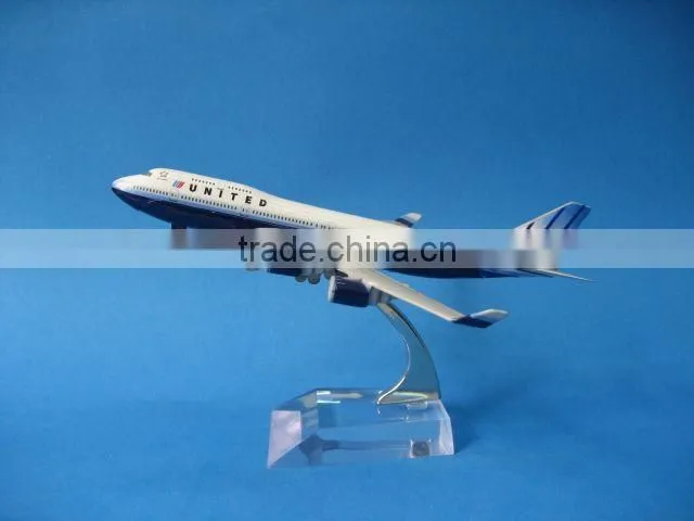 Metal B747 Korean Air airplane model for promotional gifts