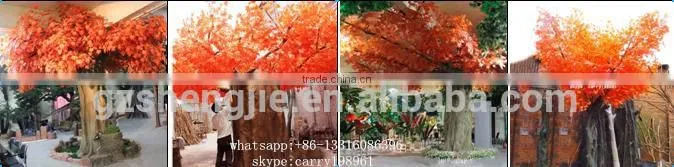 wholesale artificial plants and trees artificial red maple tree lifelike artificial tree