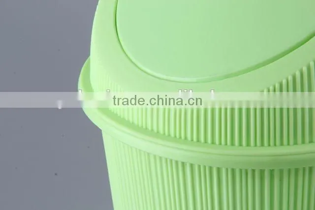 Plastic Trash Can Household Garbage Can/Rubbish Bin