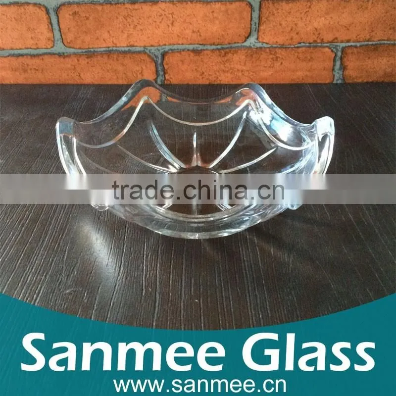 New Design Mini Glass China Fruit/Melon Seeds Plates