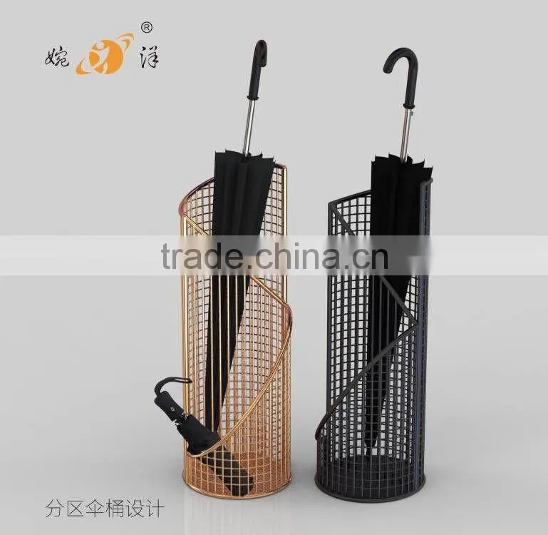 Fashion Hollow hotel Multifunction metal umbrella stand