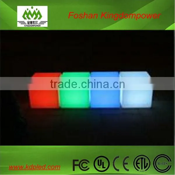 2013 hot sale wireless flash LED cube chair