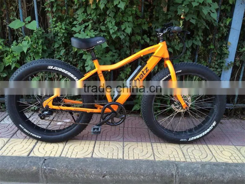 26inch fat tyre electric bike with hidden battery powered electric fat tyre bike 350W