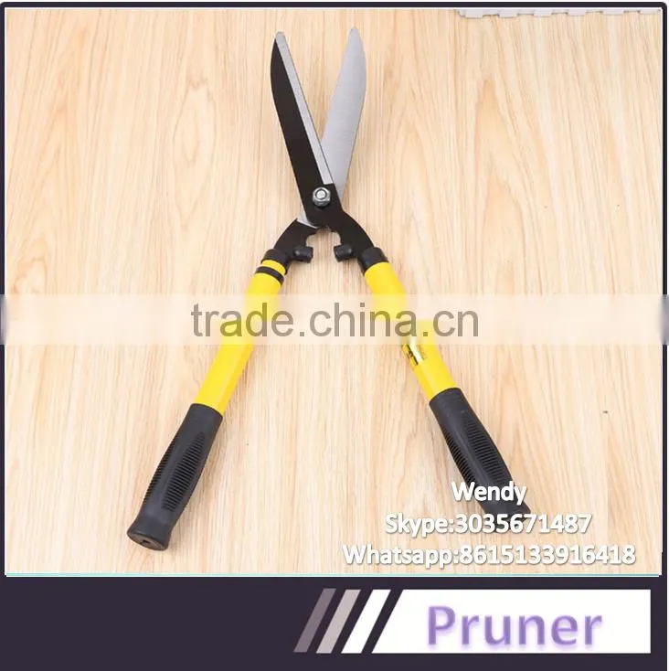 9"plastic handle carbon steel garden pruner pruning shear