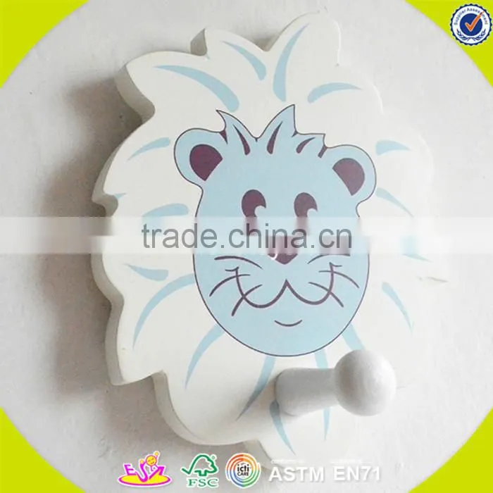 wholesale bird shape kids wooden wall coat hook high quality children wooden wall hook W09B019