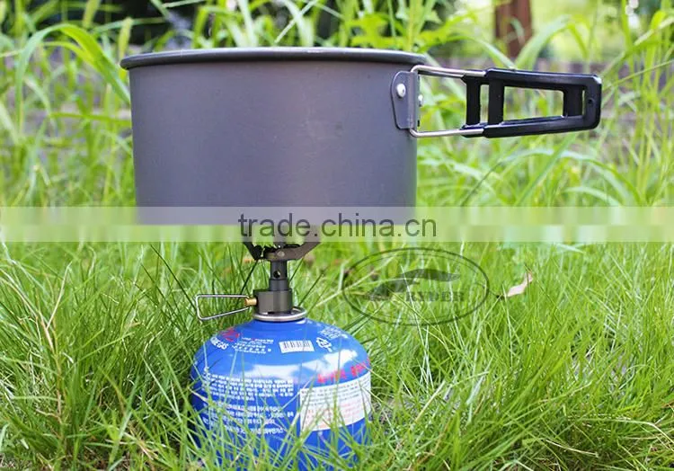 Ultralight Mini Titanium Camping Gas Stove Butane Burner for Backpacking