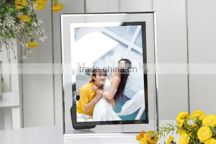 2015 Wholesale Crystal Glass Photo Picture Frames