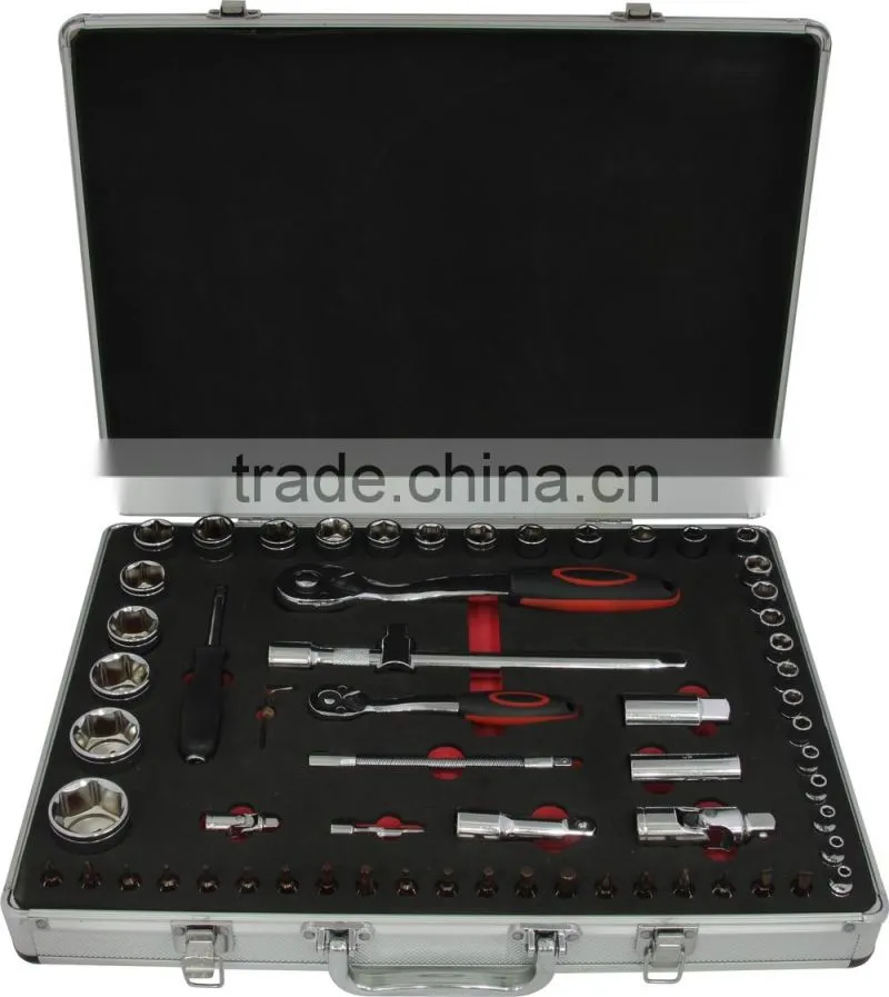 Professional 66 pieces 1/4''&1/2''Dr.Socket Wrench Set