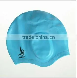 novelty swimming cap flag silicone swimming cap