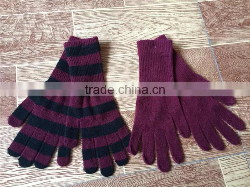 Hot Sell Fashion Embroidery Knitted Hat Suit With Scarf And Gloves