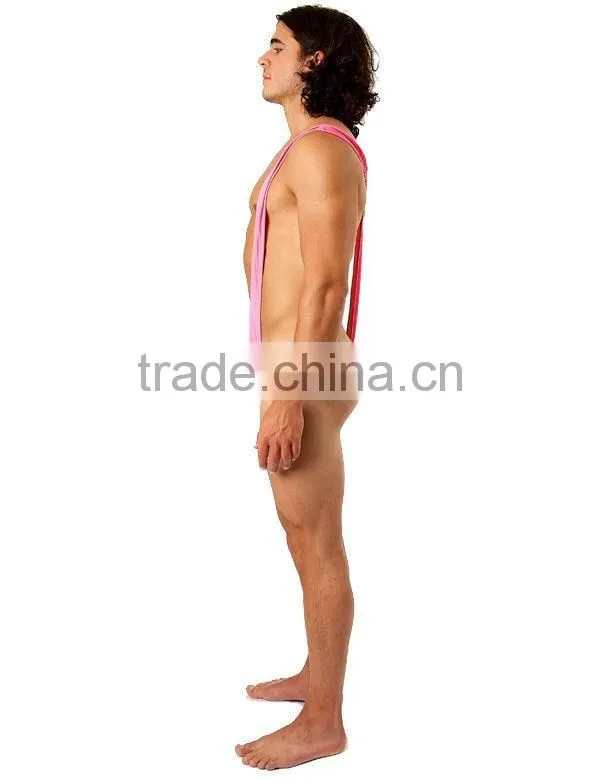 Borat Mankini Thong Swimsuit (Luminous Pink)
