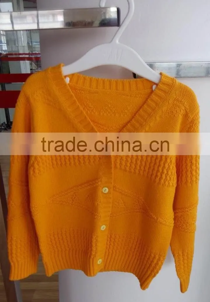 BKN1042 NEW Autumn/Winter Long Sleeve Girls Sweater Cardigan Childrens Girls Outwear Thermal 2-10Years Warm Outerwear Sweaters