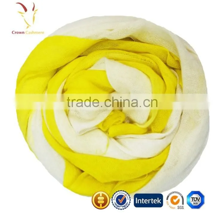 Lightweight Woven Silk Wool Scarves for Women