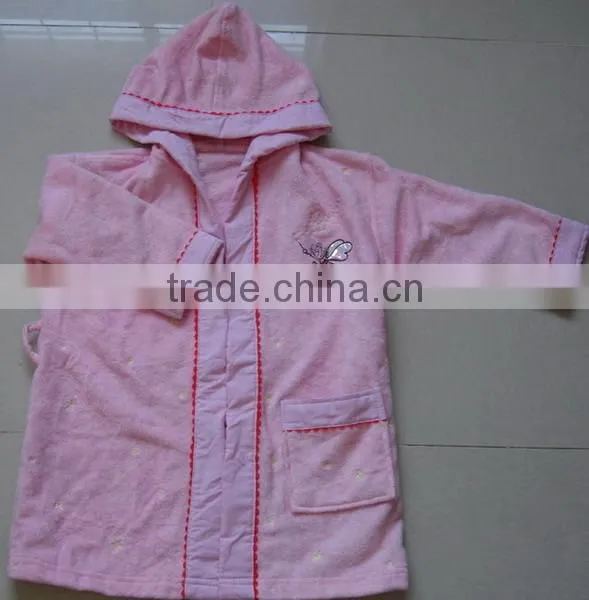 100% cotton children's bathrobe