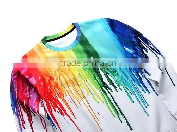non hooded custom 3d sweatshirt manufacturer in China