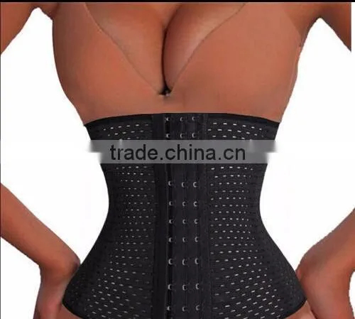 Instyles latex waist cincher latex lingerie wholesale gothic clothing underbust latex waist trainer 4color