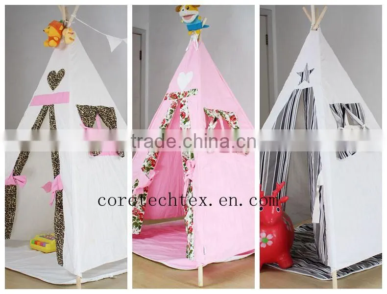 High quality comfortable kids play indian teepee tent factory