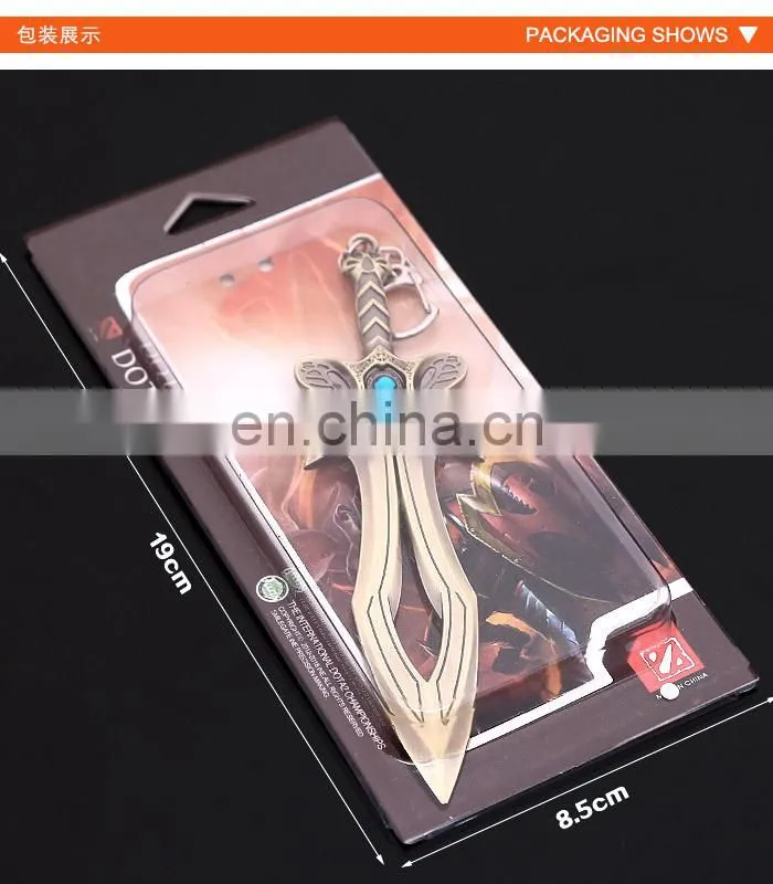 Dota 2 butterfly sword Key Chain Wholesale New Anime Game Dota 2 Key Chain