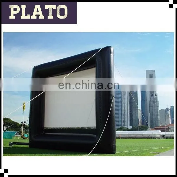 Outdoor used commercial cinema screen inflatable giant movie screen for sale