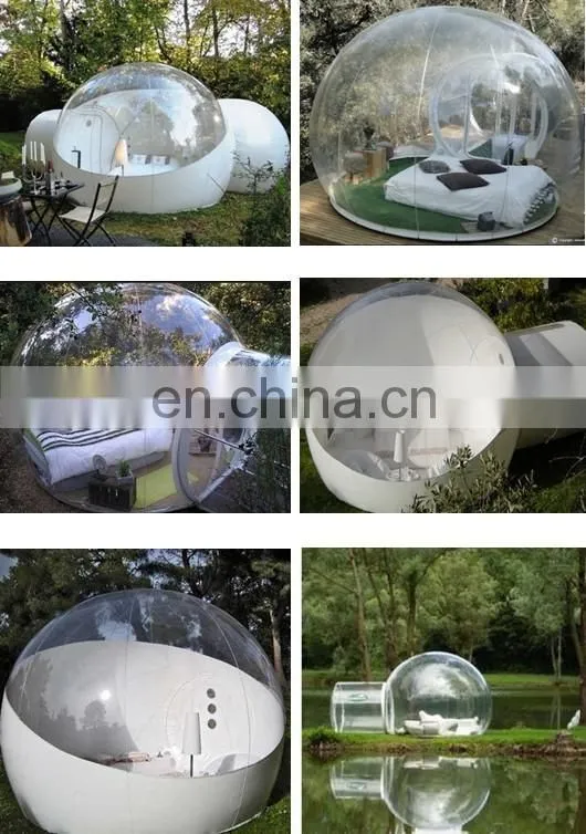 New romantic inflatable bubble camping tent,inflatable transparent tent
