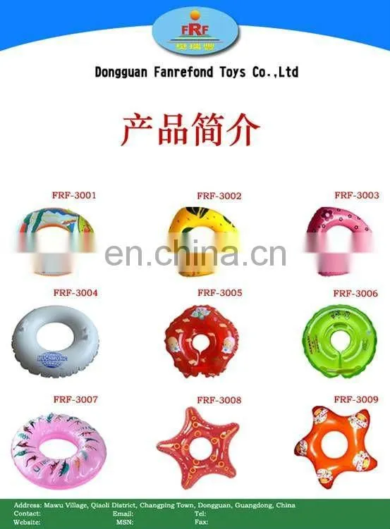2012 factory direct sale kid inflatable swimming ring