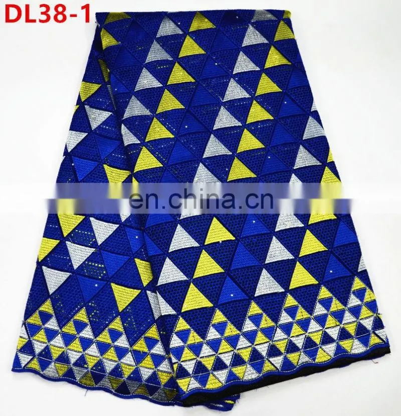 Higg Quality African Swiss voile lace dry lace fabric for clothes