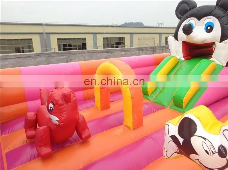Guangzhou manufacturer produces commercial inflatable bouncer castle for kids mickey mouse inflatable bounce house for sale