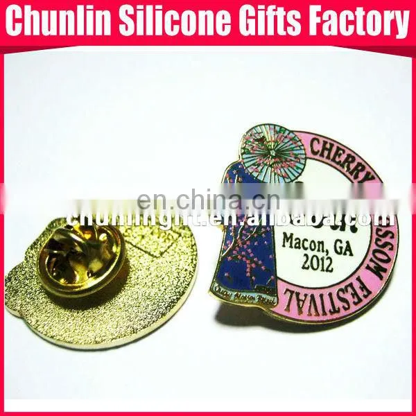 Souvenir lapel pins for 30th years Cherry Blossom Festival