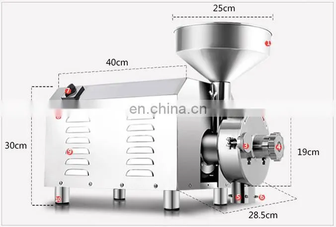 Home use small flour mill high quality