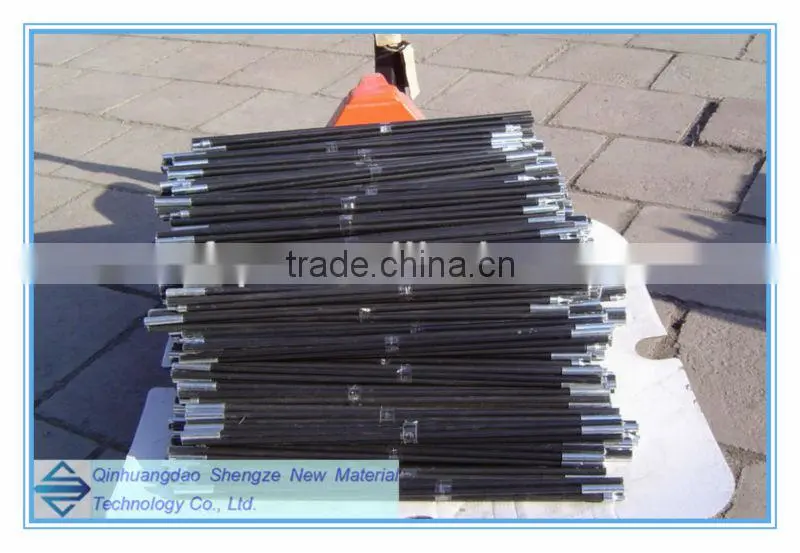 fiberglass tent pole/ FRP good quality tent poles/ Circle pressure test tent rod