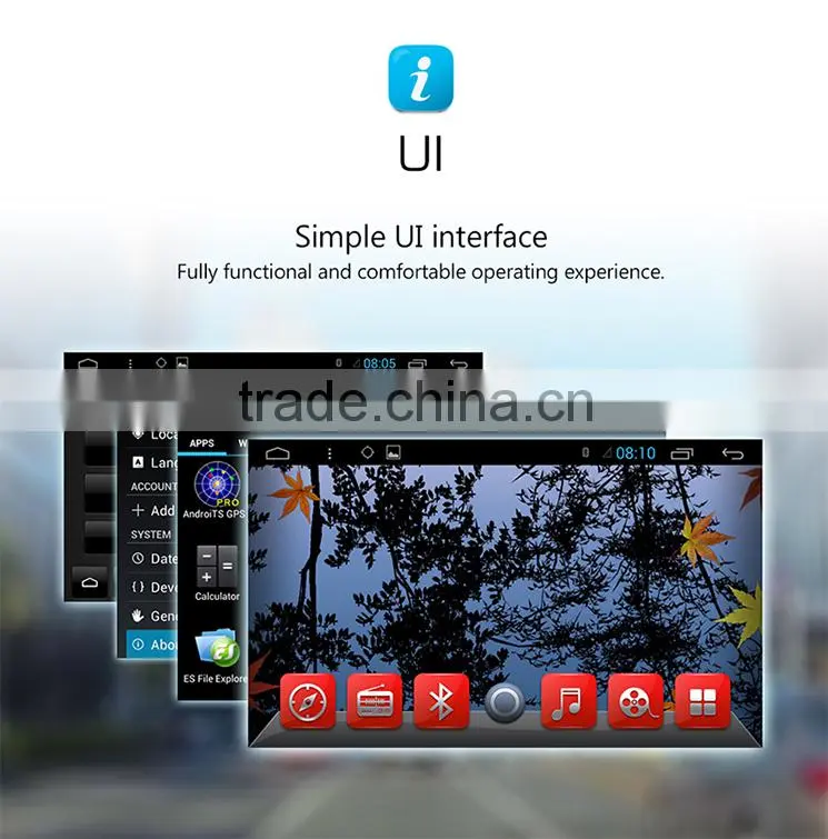 Kaier Factory directly !android 4.4 car dvd player for Classic emgrand +OEM+DVR+Dual core !